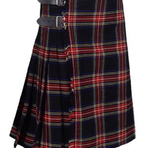 Black Stewart Premium Tartan Kilt